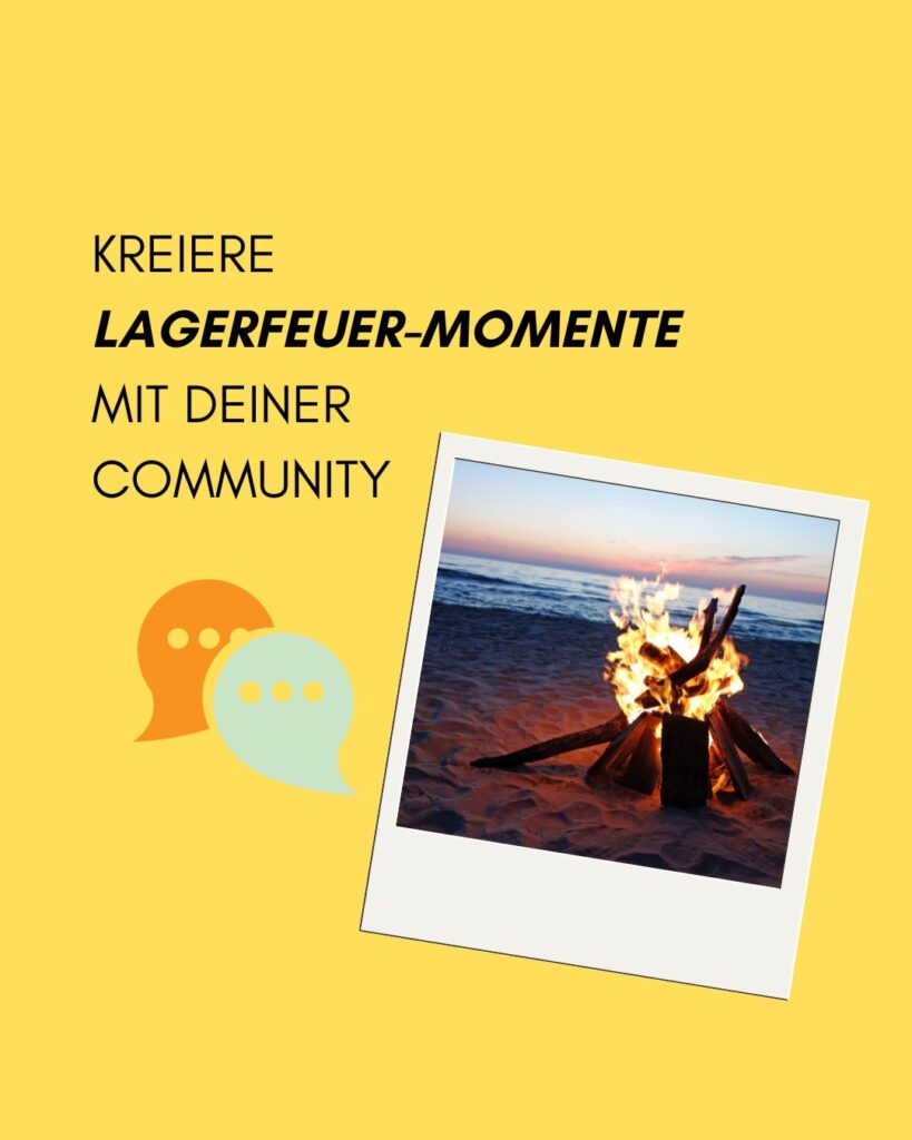 Lagerfeuermomente mit Deiner Community als Elternberaterin